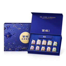官栈养肤即食花胶繁花礼盒490g/10瓶鱼胶原蛋白滋补营养送礼品