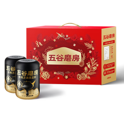 五谷磨房食养礼低GI原味黑芝麻糊核桃芝麻粉礼盒1092g经典版
