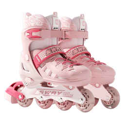 斯威（SWAY）轮滑鞋儿童初学者男女童专业溜冰鞋成人直排滑轮旱冰鞋尺码可调节