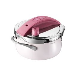 凌丰（LINKFAIR）高压锅家用防爆不锈钢压力锅小型迷你按压一键开合燃气电磁炉用