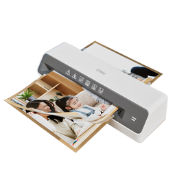 得力塑封机a4 照片过塑机家用塑封机办公小型相片封膜机覆膜机过胶压膜机搭配a4及以下塑封膜使用GQ403