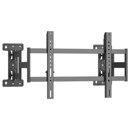 艾歌超薄大承重嵌入式电视伸缩挂架65-90英寸电视支架 适用小米海信TCL创维等 不挡插座 不挡音响AG-P8