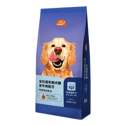 比瑞吉狗粮爱不将就小型中大型金毛成犬狗粮牛肉味16kg添加鱼油原料透明