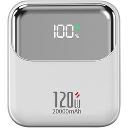 嘉柏兰【国家3C认证丨20000毫安】充电宝适用小米120W超级快充大容量可上飞机自带线移动电源小巧便携 【尊享版2万毫安】自带双线+120W超级快充