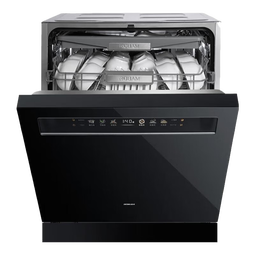 老板（Robam）【21天智能投洗】灵动舱150升以上大容量盐系G1PMax黑嵌入式洗碗机 家用全自动开关门W76D-G1P