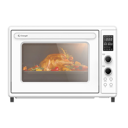 长帝（changdi）重磅新品国家补贴小馋猫Pro电烤箱家用平炉大风机炸烤一体42升大容量食品级搪瓷内胆多功能烘焙