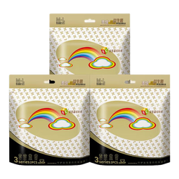 S彩虹图品牌液体卫生巾益生菌安心裤超薄一次性内裤安睡裤卫生巾 F码-均码 6条 70-160斤