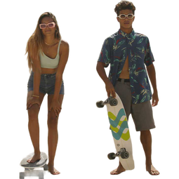 Carver陆地冲浪板初学者专业陆冲板「信号」31寸PU桥