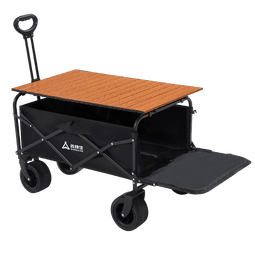 尚烤佳（Suncojia）露营车户外小推车折叠野餐营地车家用快递拉货遛娃摆摊拖车+桌板