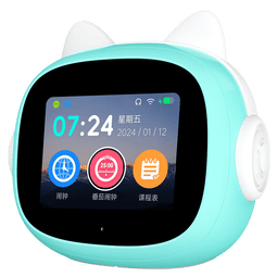 文曲星N6ai智能闹钟同步教材语音互动时间宝机器人儿童启蒙学习学生专用时间管理3-15岁男孩女孩生日礼物