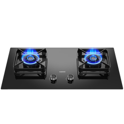 华帝【升级纳米抗污科技】燃气灶天然气嵌入式台式5.2kW猛火煤气炉双灶台一级能效上门安装灶具i10071B