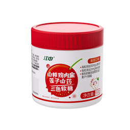 江中山楂鸡内金软糖 搭积调理儿童宝宝肠脾胃虚弱零食瓶装糖果60g