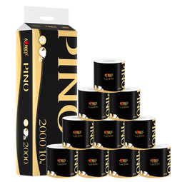 心相印品诺有芯卷纸 加厚四层卷筒纸卫生纸厕纸 可冲厕无香型家用 4层 200g*10卷