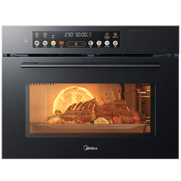 美的【推荐升级款GC5pro】55L嵌入式微蒸烤一体机10英寸大彩屏 多功能蒸烤箱 空气炸 GC5 支持鸿蒙智联