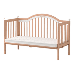 哈卡达婴儿床无缝拼接儿童拼接床实木大床新生儿宝宝加宽床边可升降调节 单床+10cm高定4D空气床垫 200*80cm