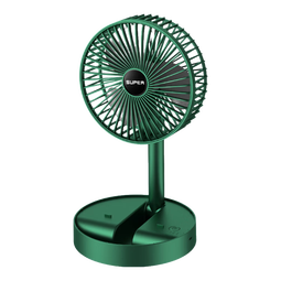 电风扇伸缩折叠小风扇宿舍家用静音充电型办公台式USB桌面宿舍大风力夏台面落地两用折叠 颜色随机 直插款（颜色随机）