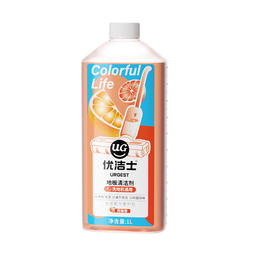 优洁士 地板清洁剂木地板瓷砖拖地洗地机专用浓缩清洗液去污抑菌神器1L 抑菌除味地板清洁剂-2瓶装
