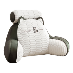 京严靠枕靠垫床头床上靠背垫软包床头靠抱枕宿舍靠枕沙发床靠垫 哈士奇【可拆卸靠背垫+枕头】 含枕芯 超大号【超软靠背+冰丝乳胶】