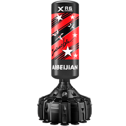 爱倍健（AIBEIJIAN）拳击沙袋散打立式家用成人拳击沙包不倒翁儿童跆拳道拳击训练器材 1.7米胜利七星【双层加厚钻石桶】