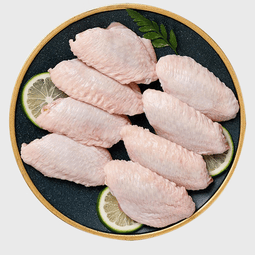 鲜京采 原切鸡翅中 2斤 烤鸡翅炸鸡翅卤鸡翅红烧鸡翅