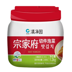 清净园宗家府切件泡菜1200g瓶装韩国泡菜辣白菜下饭菜咸菜