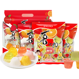 喜之郎经典果冻什锦乳酸360克*3袋6口味42杯 休闲儿童解馋小零食下午茶