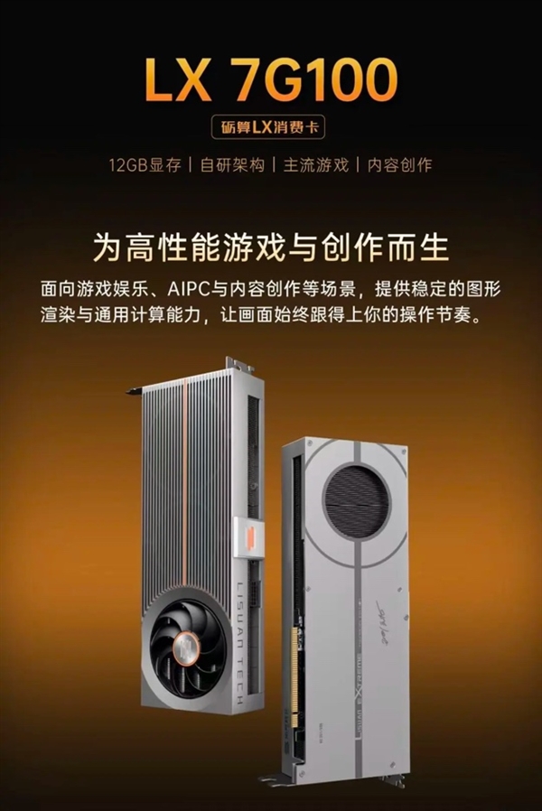 达到国内领先、国际主流水平!砺算LX 7G100显卡首发实测