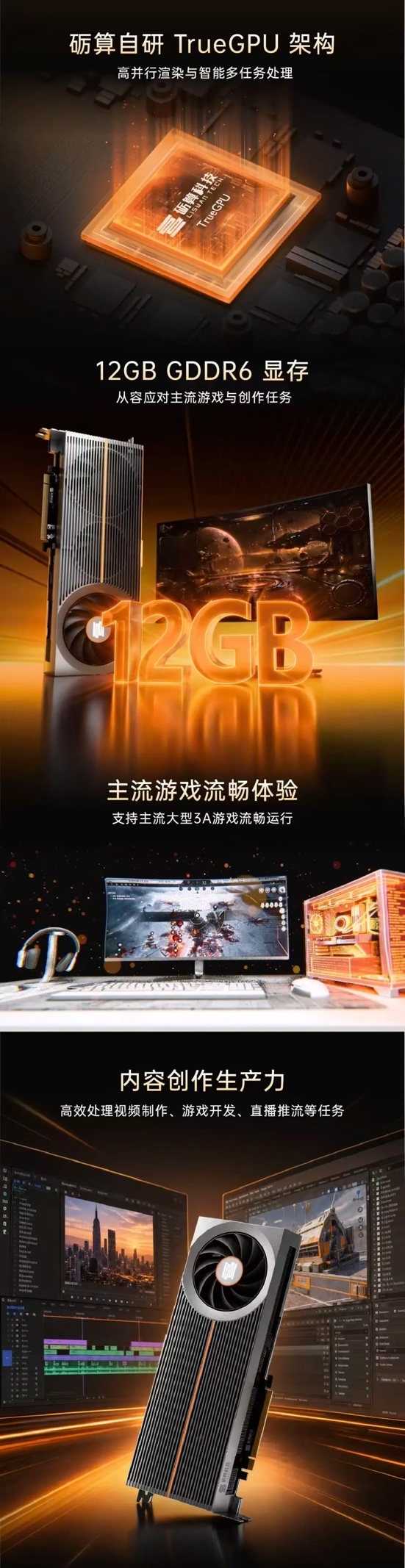 达到国内领先、国际主流水平!砺算LX 7G100显卡首发实测