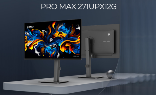 微星PRO MAX系列第四代雾面QD-OLED显示器4799元起:有效抑制环境光干扰