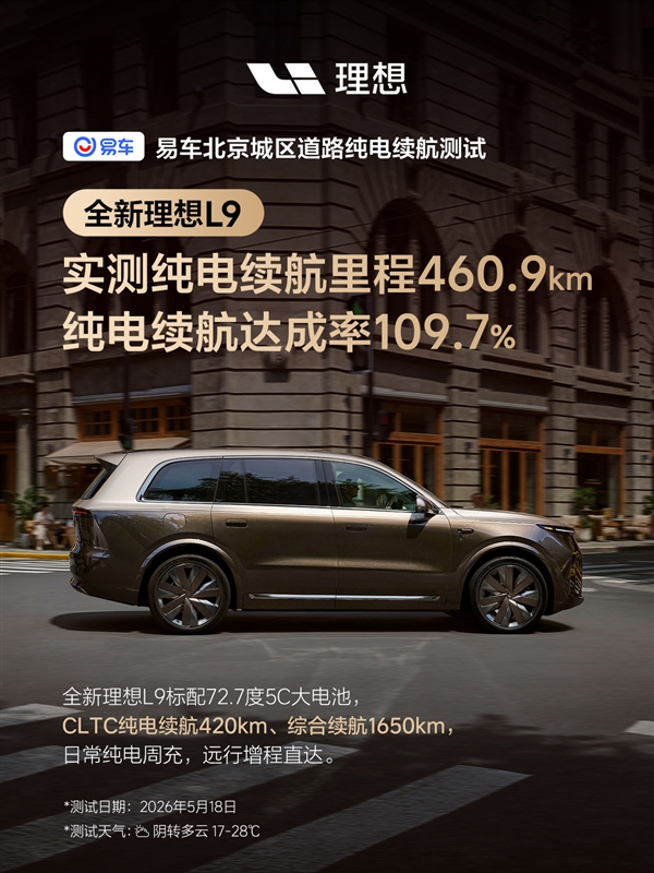 高速直播实测馈电油耗6L！李想：理想L9算不算地球上能耗最低的SUV