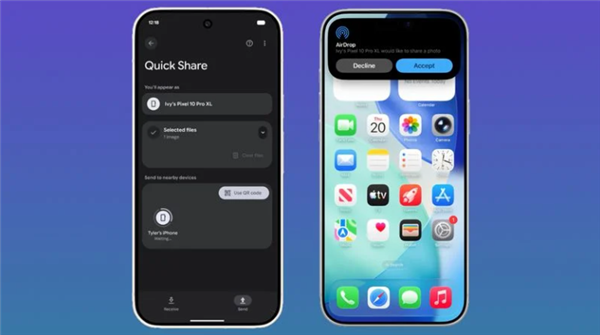 安卓iOS正式互通：小米、vivo、三星等支持与iPhone隔空投送