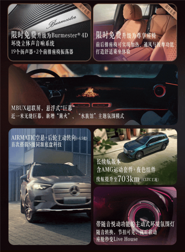 史上最大GLC登场 比燃油版便宜5万!全新奔驰GLC纯电版预售:34.9万起