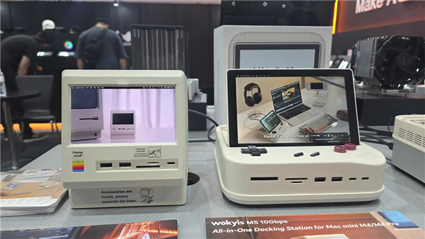 Wokyis推出任天堂复古主题Mac扩展坞：自带720p显示屏与多速率扩展接口