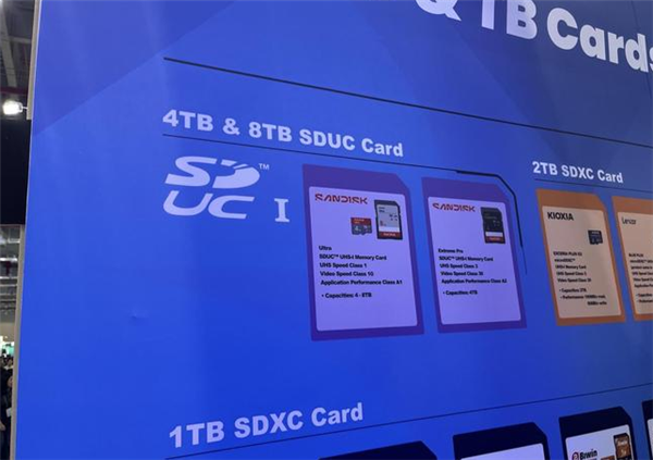 闪迪将推出4TB/8TB版SDUC存储卡 旧款读卡器无法兼容