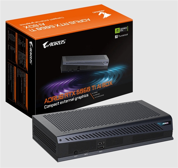 技嘉推出外置显卡坞AI BOX：拥有超3000AI TOPS算力 支持Thunderbolt 5连接