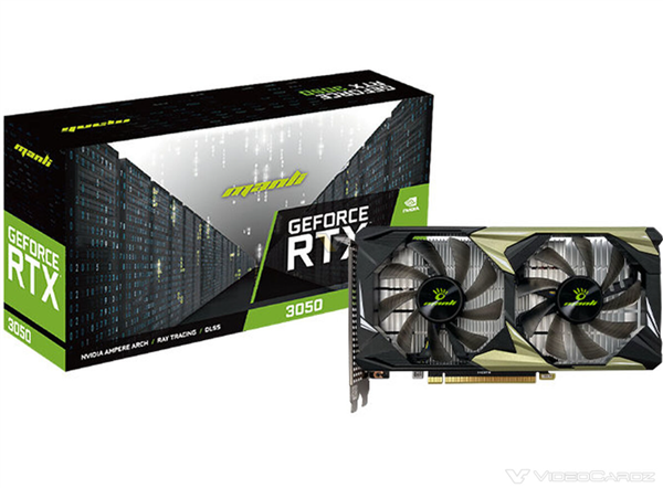 穿越了!6年前的RTX 3060/3050重新上市:双槽双风扇 主打千元市场