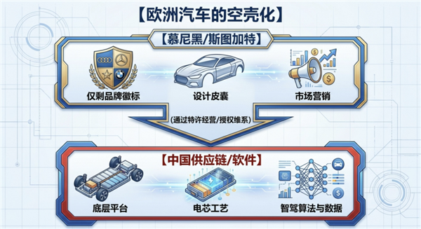 欧洲车只剩一个脑壳 身子早已搬到了中国
