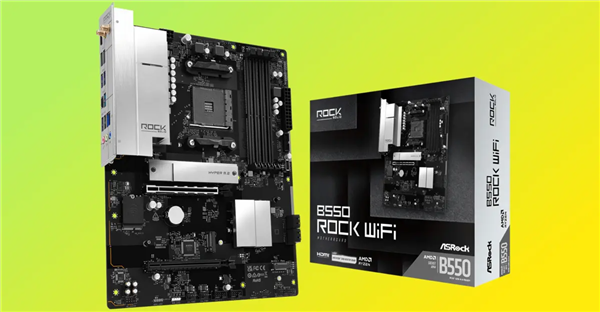 十年AM4平台迎新板!华擎发布B550 Rock WiFi主板:售价约715元