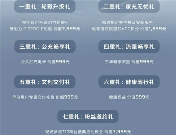仅需99元！新款红旗天工08开启早鸟预定