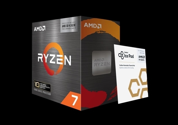 AMD锐龙7 5800X3D十周年版正式开售：2599元规格不变