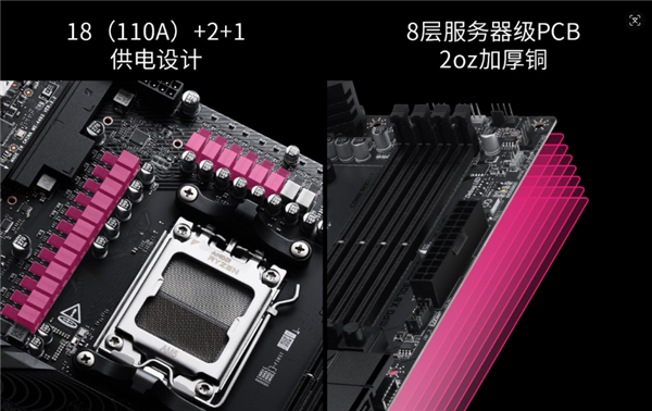 微星MPG X870E CARBON MAX WIFI暗黑主板首发2999元:全新PinSafe设计避免装机划伤