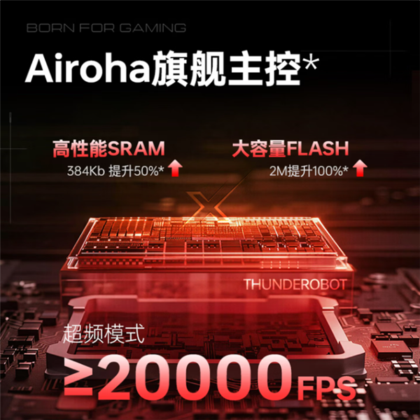 299元双8K旗舰款！雷神X7s Pro Max鼠标预售：全球首发PAW3955 Turbo