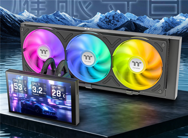Tt ST360 Ultra ARGB Sync水冷首发599元:隐藏水管设计
