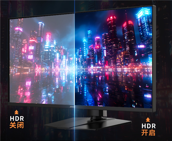 办公电竞不用买两台显示器了！微星黑刃5K/2K双模切换：仅2999元