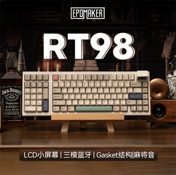 左撇子告别跨键盘操作!EPOMAKER RT98三模机械键盘上市:售价699元