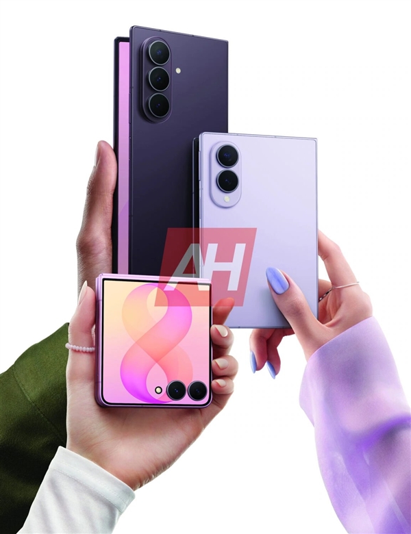 安卓首款阔折叠!三星Galaxy Z Fold8官图出炉:发布会惨遭剧透