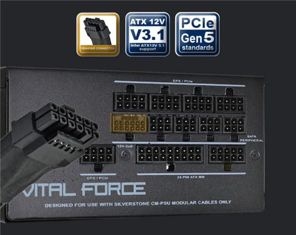 银昕Vital Force Rz系列电源729元起:白金认证 配压纹模组线