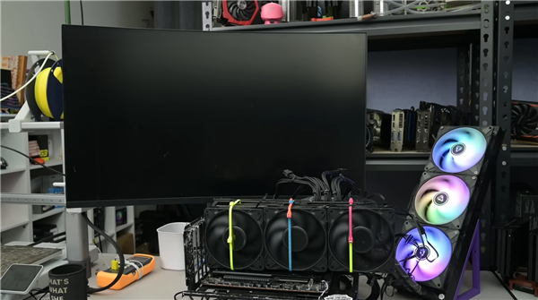RTX 3080丧心病狂堆散热:360mm水冷+11个风扇全上!结果只提升不到5FPS