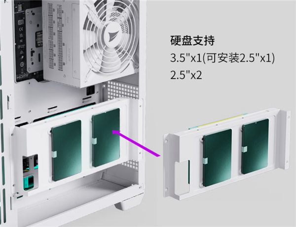 长城海王星H5W无立柱海景房机箱首发369元:兼容360mm水冷、10风扇位