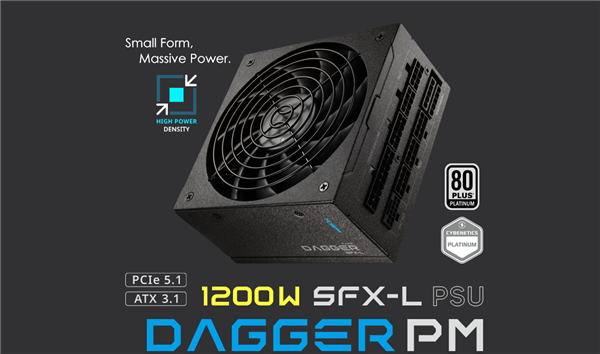 全汉推出DAGGER PM 1200W电源:全模组铂金设计、日系电解电容